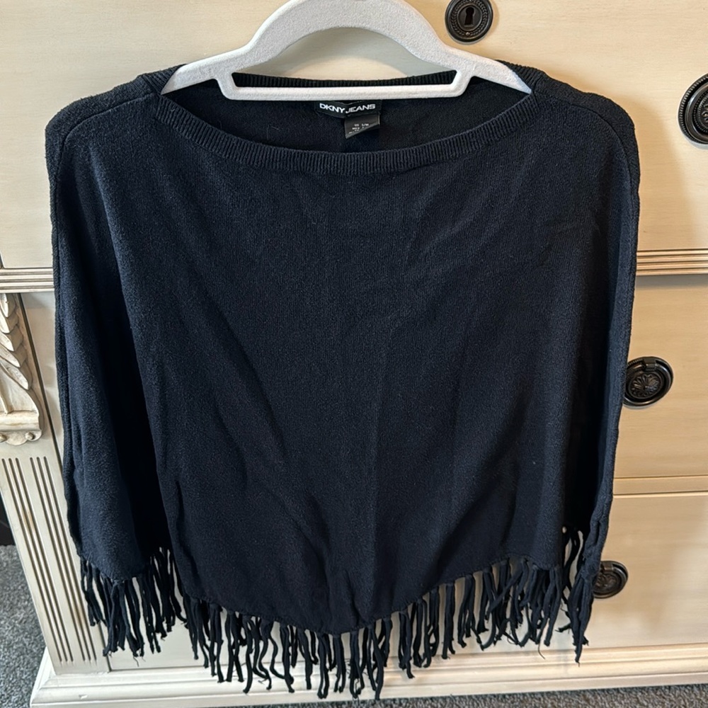 DKNY poncho sweater